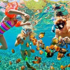 Snorkeling and Parasailing