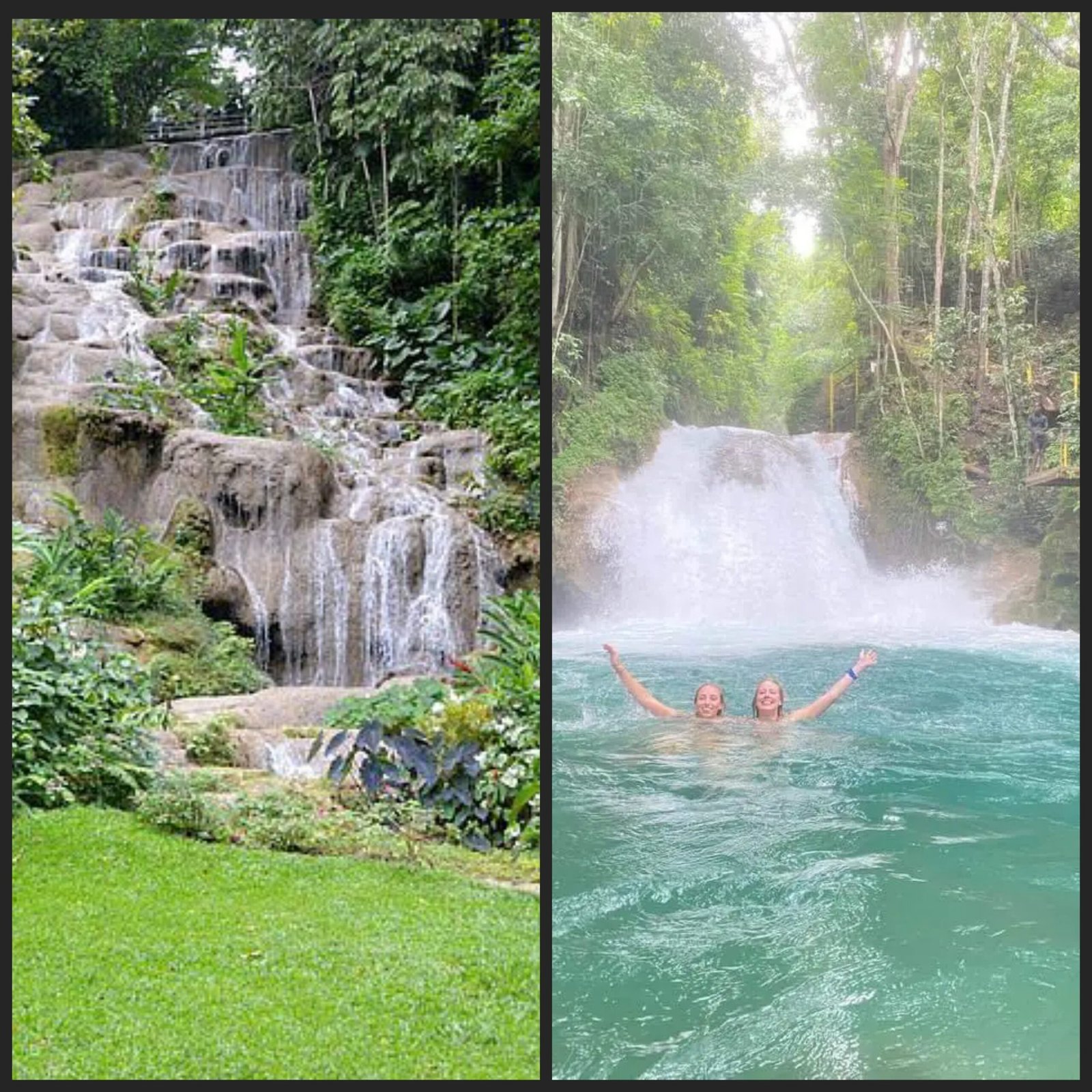 Blue Hole Secret Falls and Konoko Falls Combo Tour Package Ocho Rios